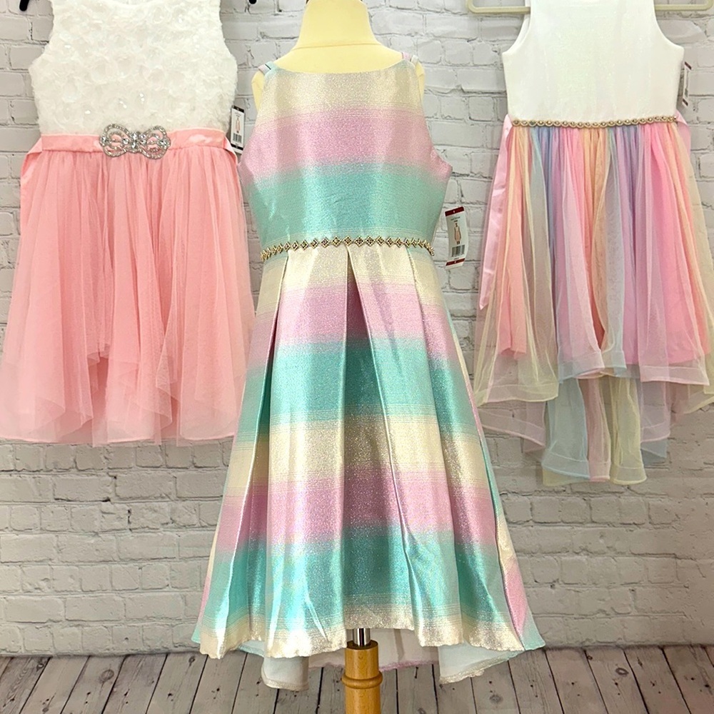 Emily Rose Girls dress pastels